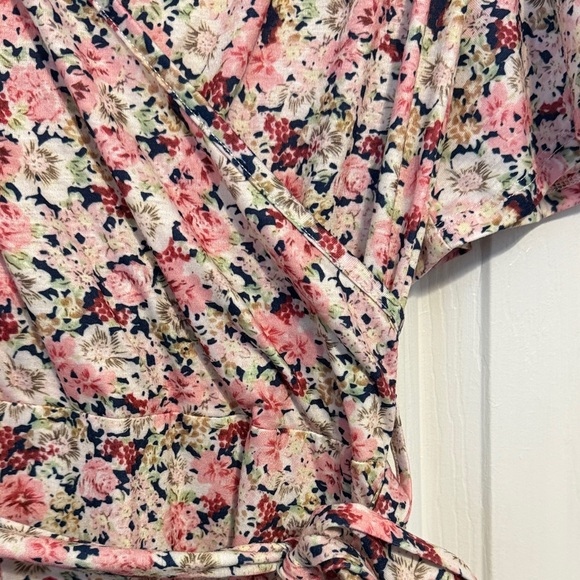Mikarose Floral Dress - Pink, Red, Green, Yellow - Picture 3 of 8